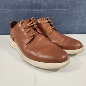 Cole Haan Oxford Shoes Mens Size 11 M Brown Leather Grand Series Casual C36935